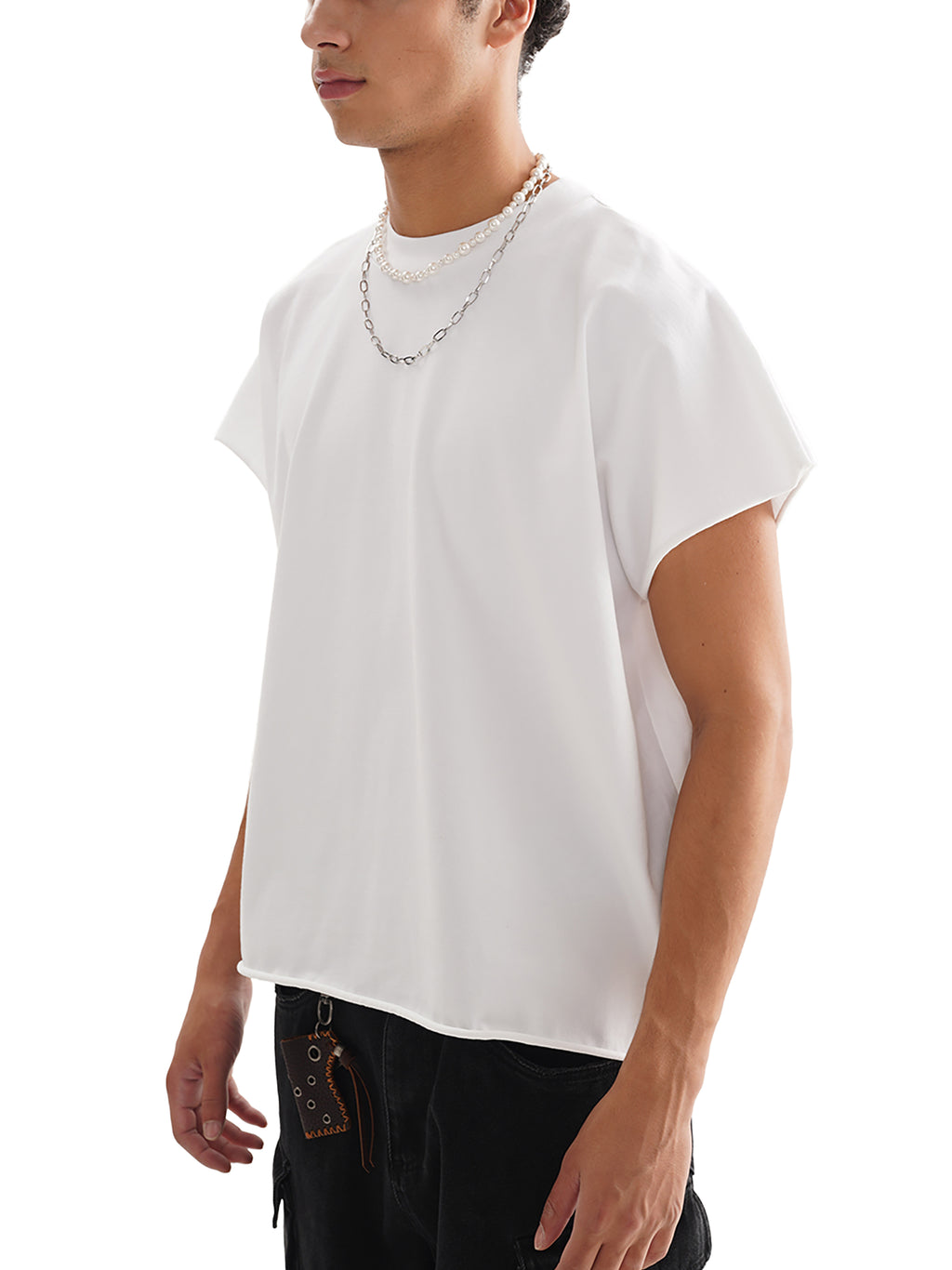 432  528 963 Hz Raw Edge Boxy Non-Shrink T-Shirt image 8