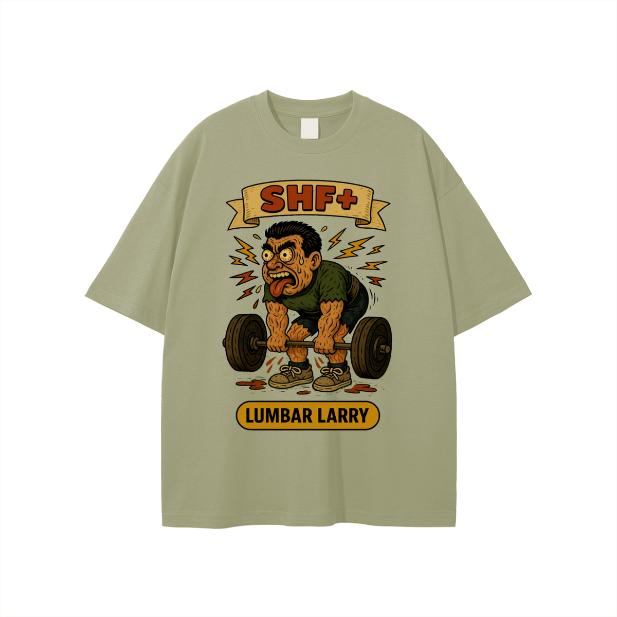 SHF+ Lumbar Larry Unisex T-shirt image 9