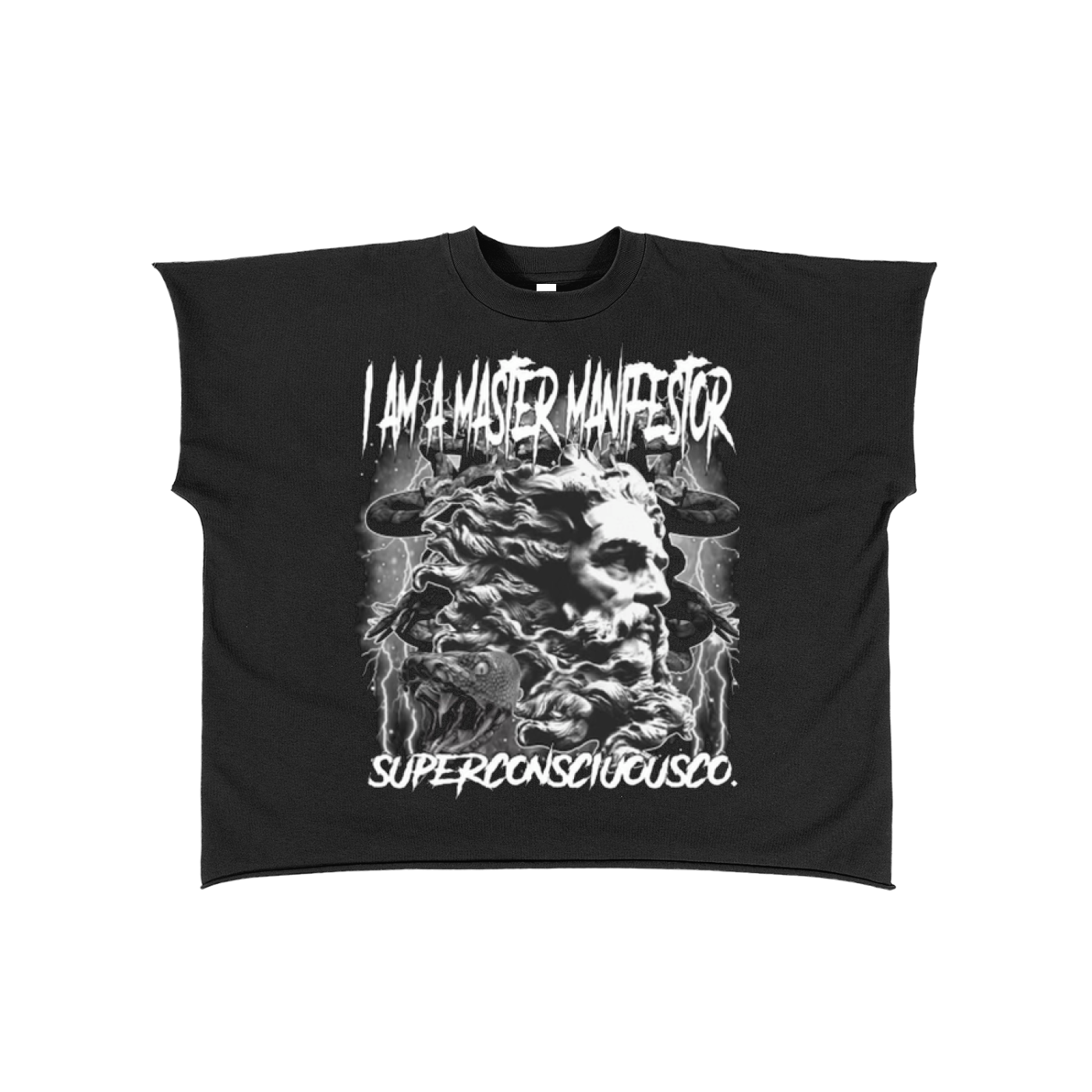 Master Manifestor Raw Edge Boxy Non-Shrink T-Shirt image 1