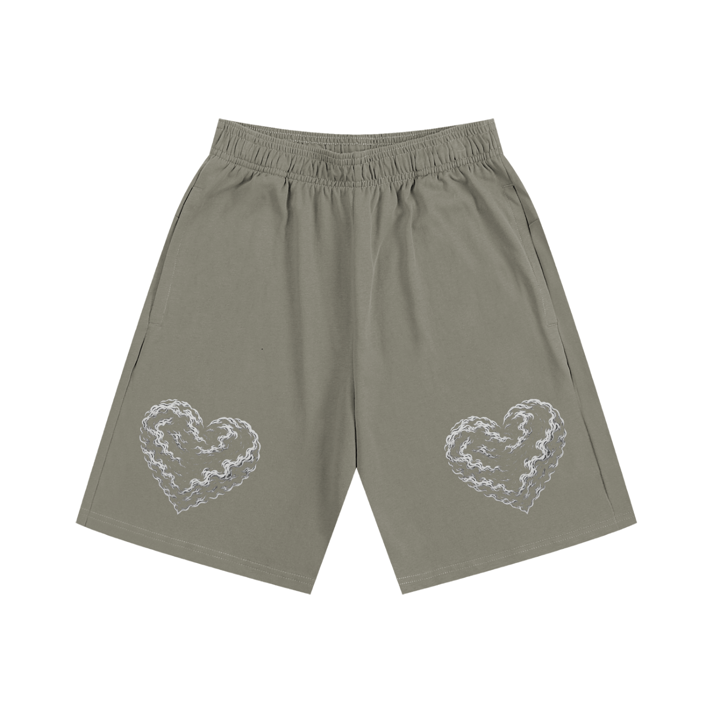 Hearts Heavyweight Cotton Shorts image 6