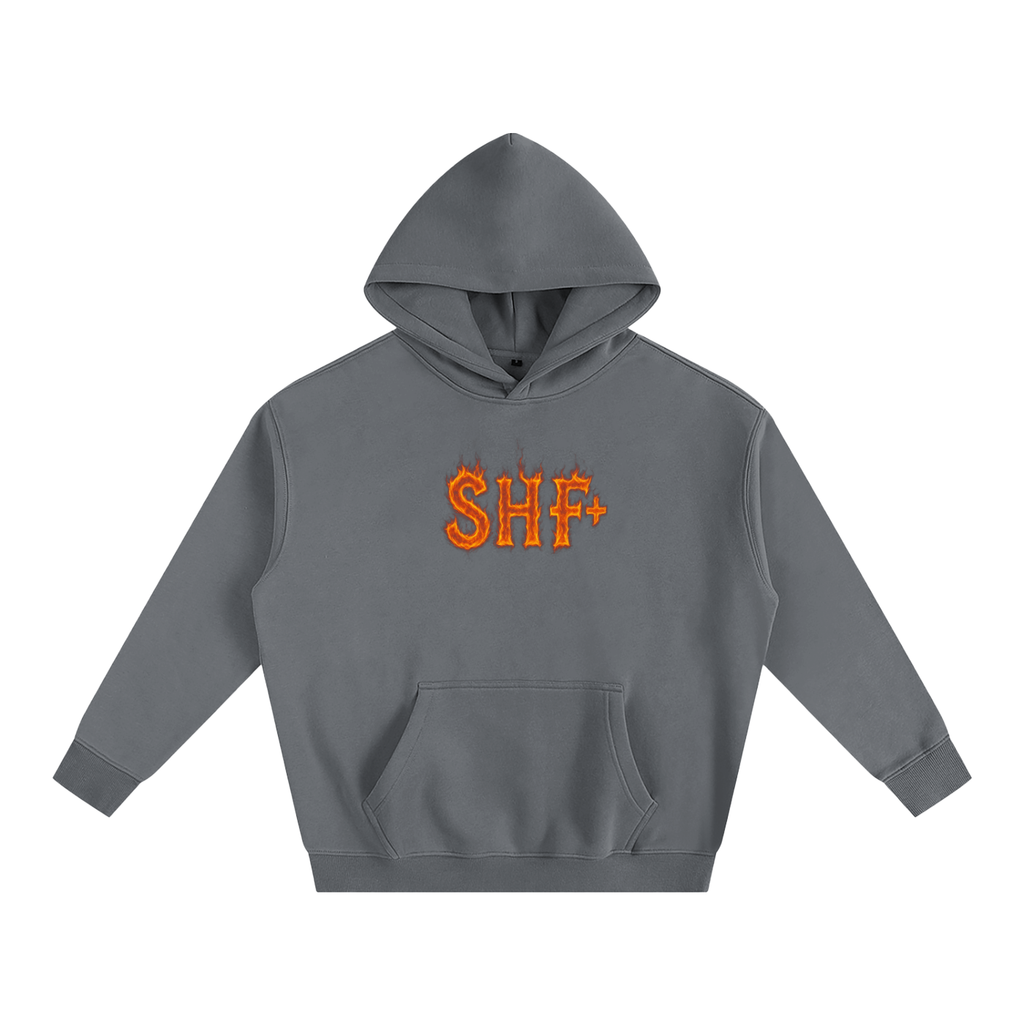 SHF+ On Fire Oversize Fleeced Hoodie image 12