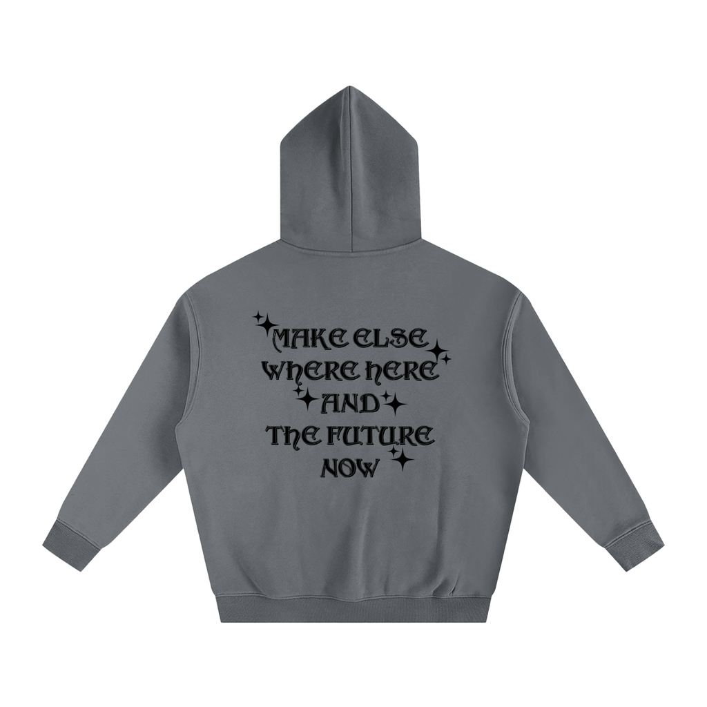 Future is Now Oversize Fleeced Hoodie image 5