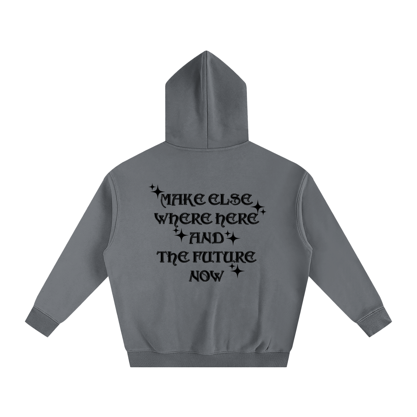 Future is Now Oversize Fleeced Hoodie image 5