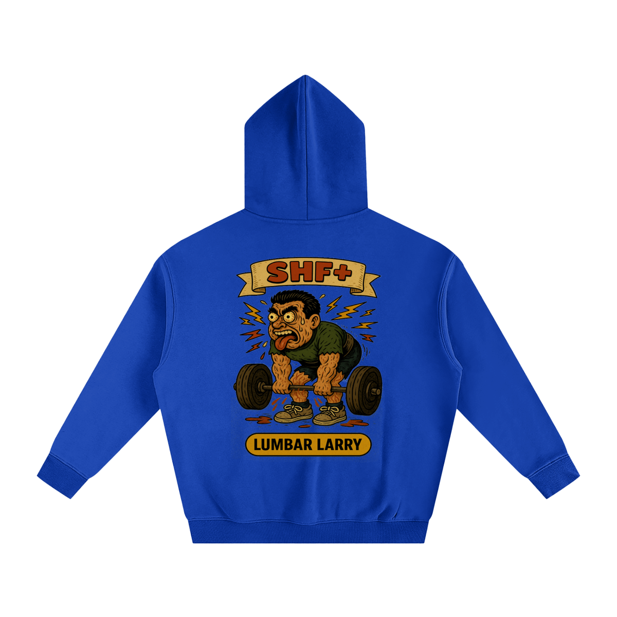 SHF+ Larry Lumbar Oversize Fleeced Hoodie image 8