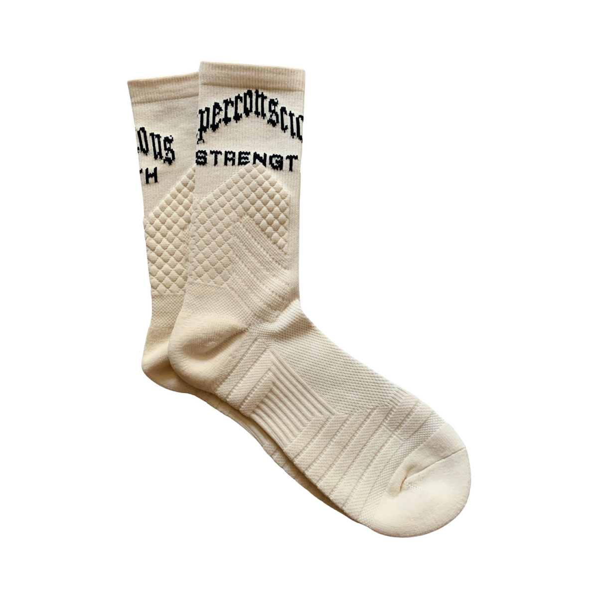 SuperConscious Co. Compression Sock Creme image 1