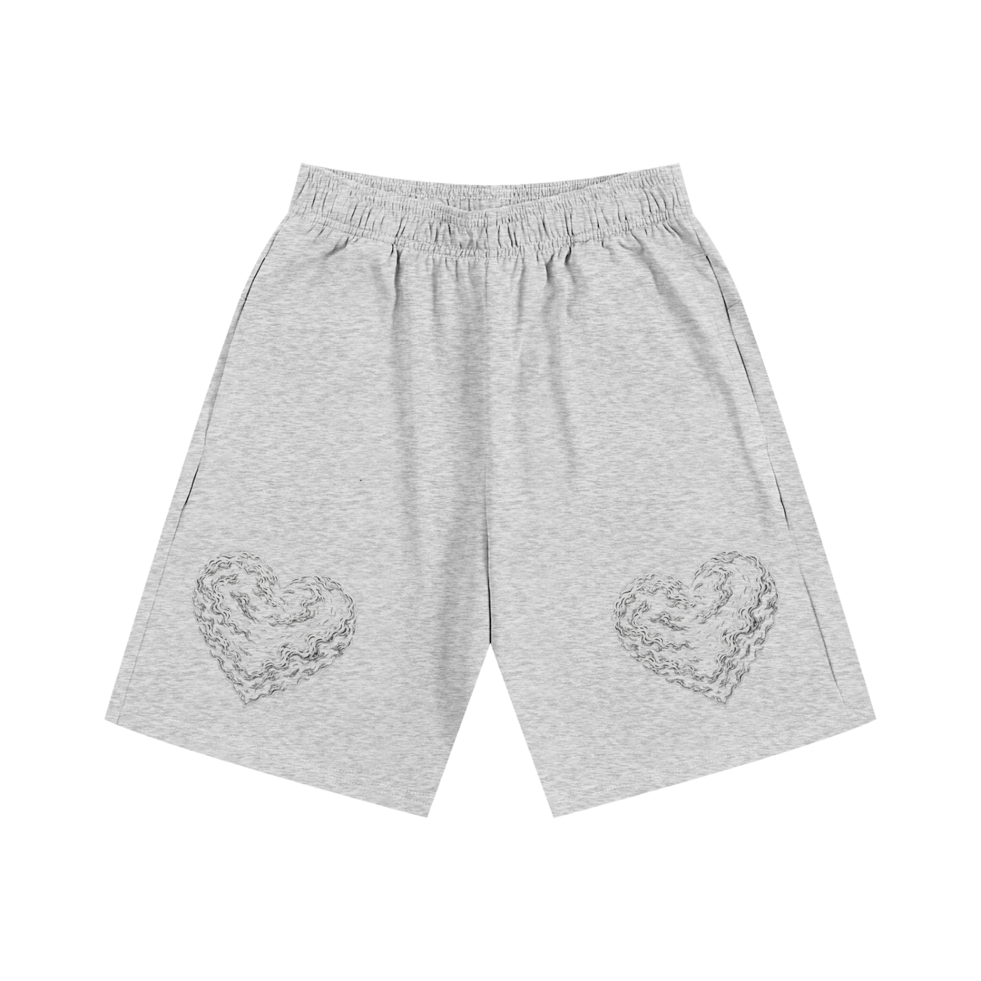 Hearts Heavyweight Cotton Shorts image 4