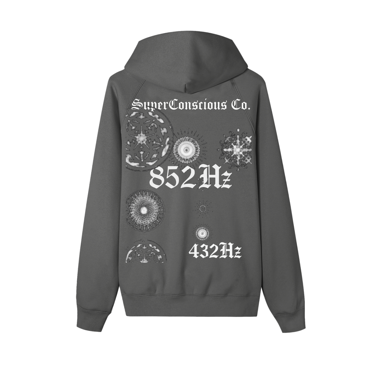 Hz and Orbs Zip-up Fleece Hoodie image 7