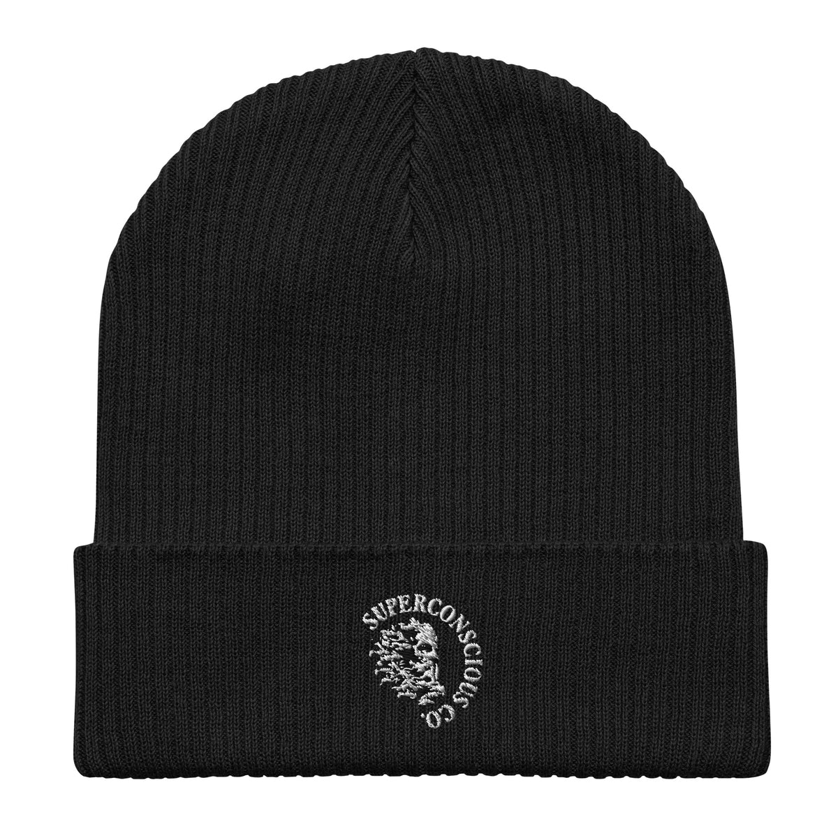 Super Organic Ribbed Beanie Classic Logo image 0