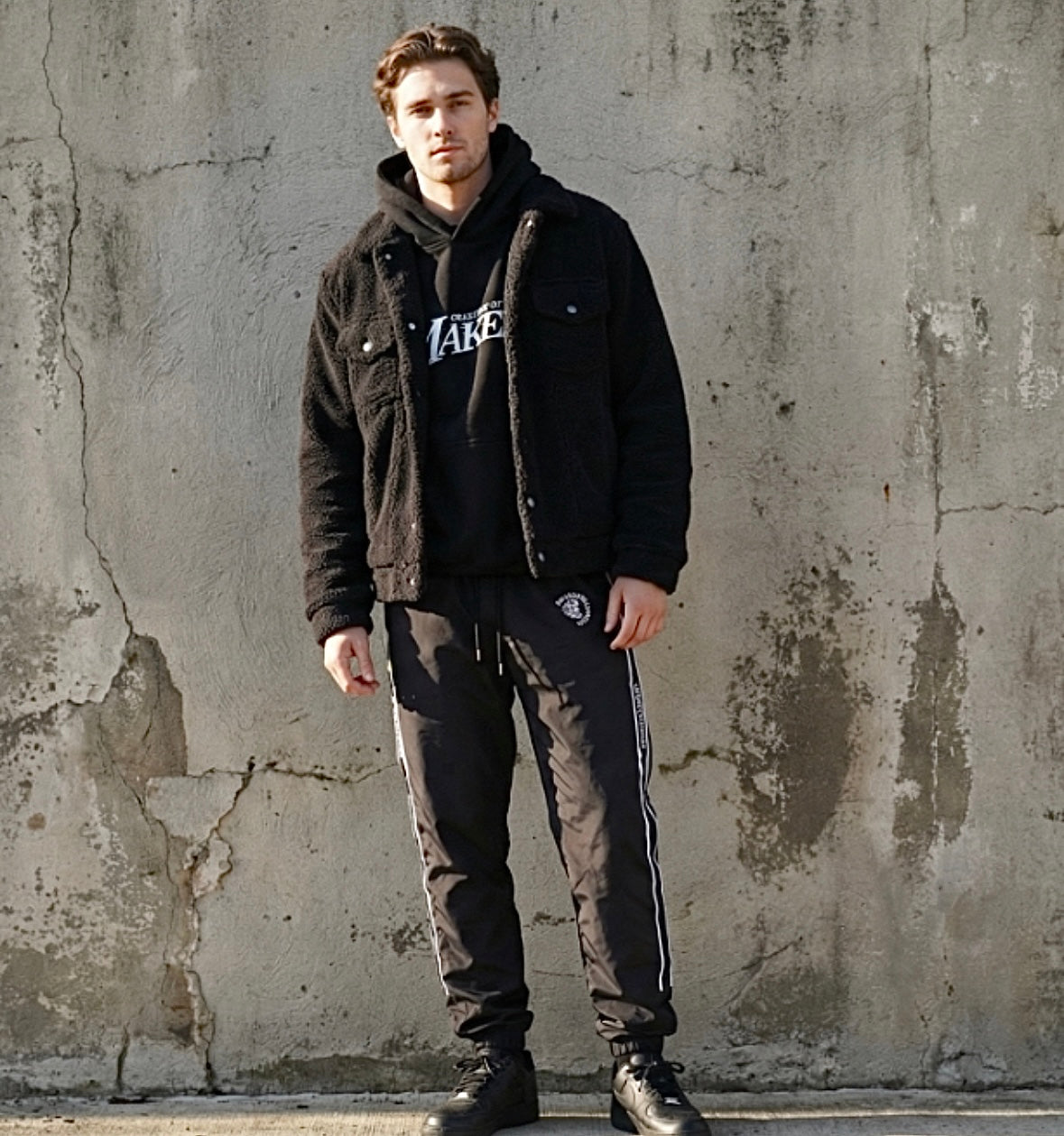 SCC Black Sherpa Jacket