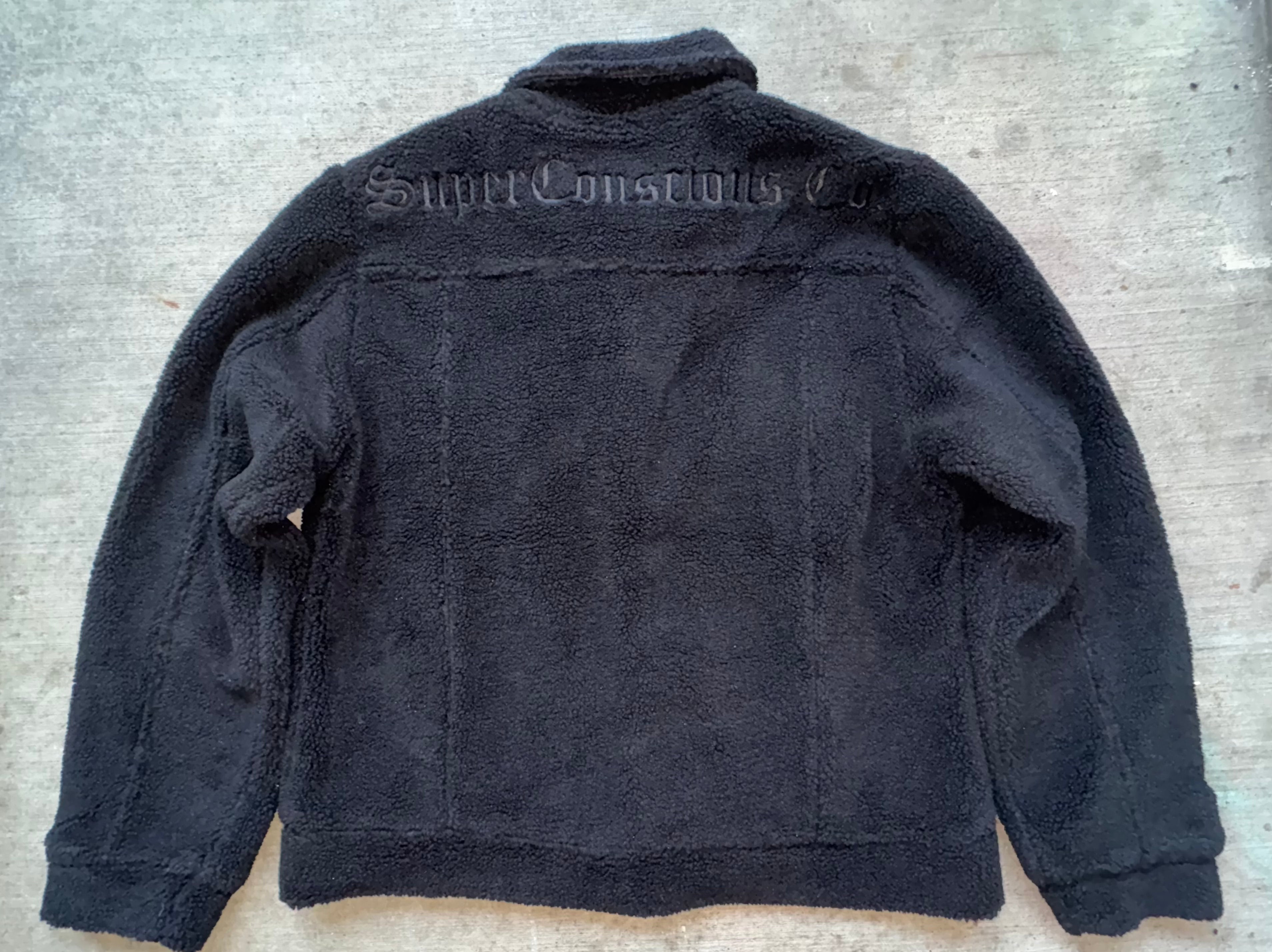 SCC Black Sherpa Jacket
