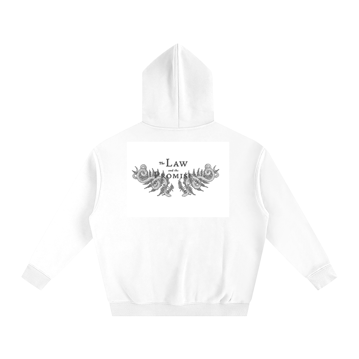 The Law & The Promise Oversize Fleeced Hoodie image 0