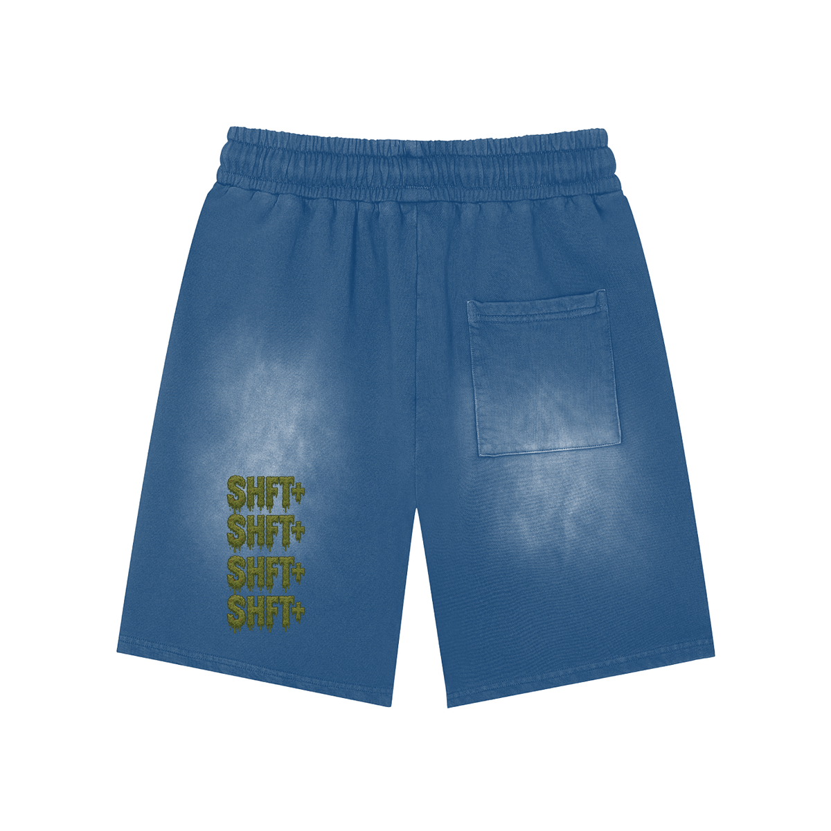 Gait or Die Patch Washed Shorts  - 360 GSM image 6