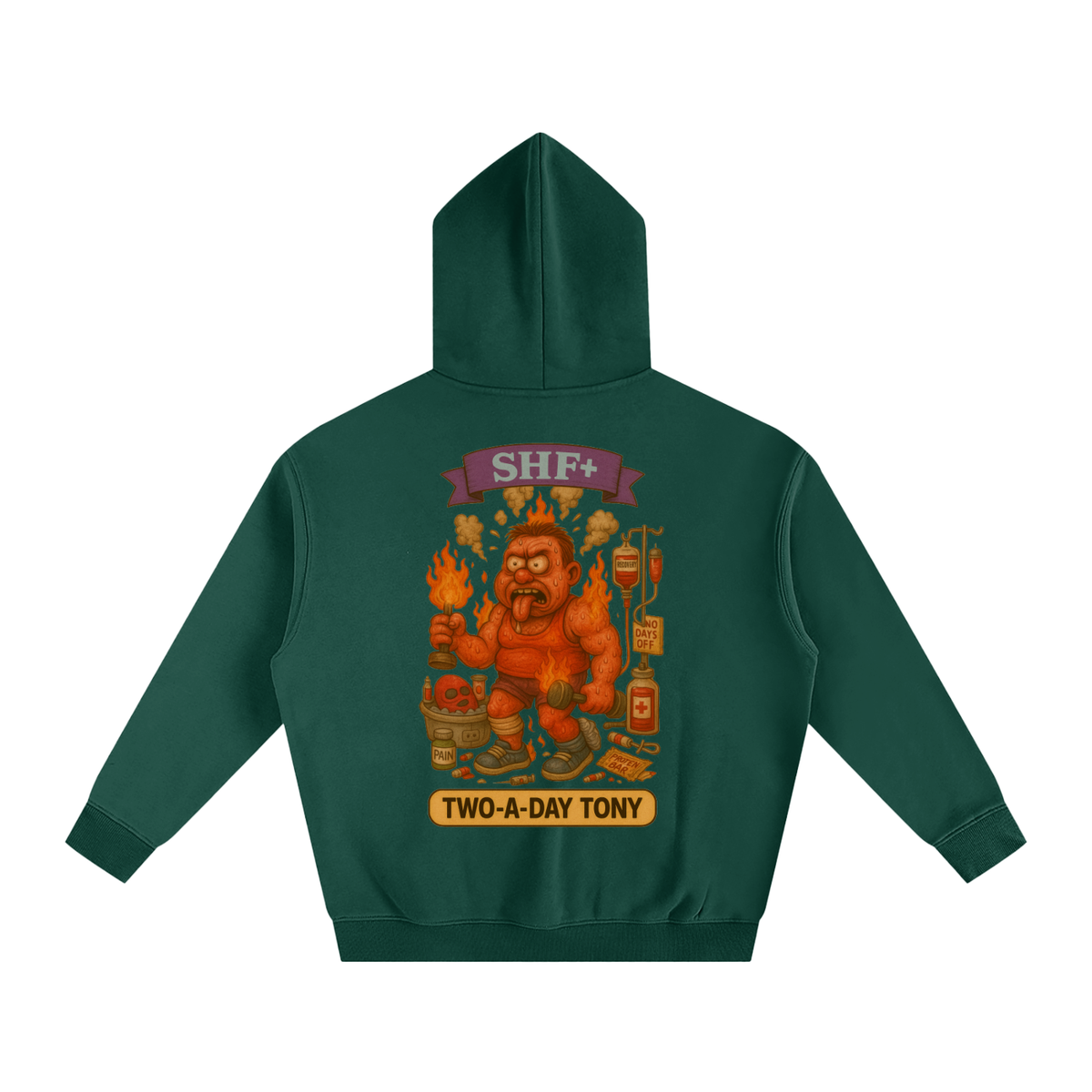 SHF+ Two a Day Tony Oversize Fleeced Hoodie image 0
