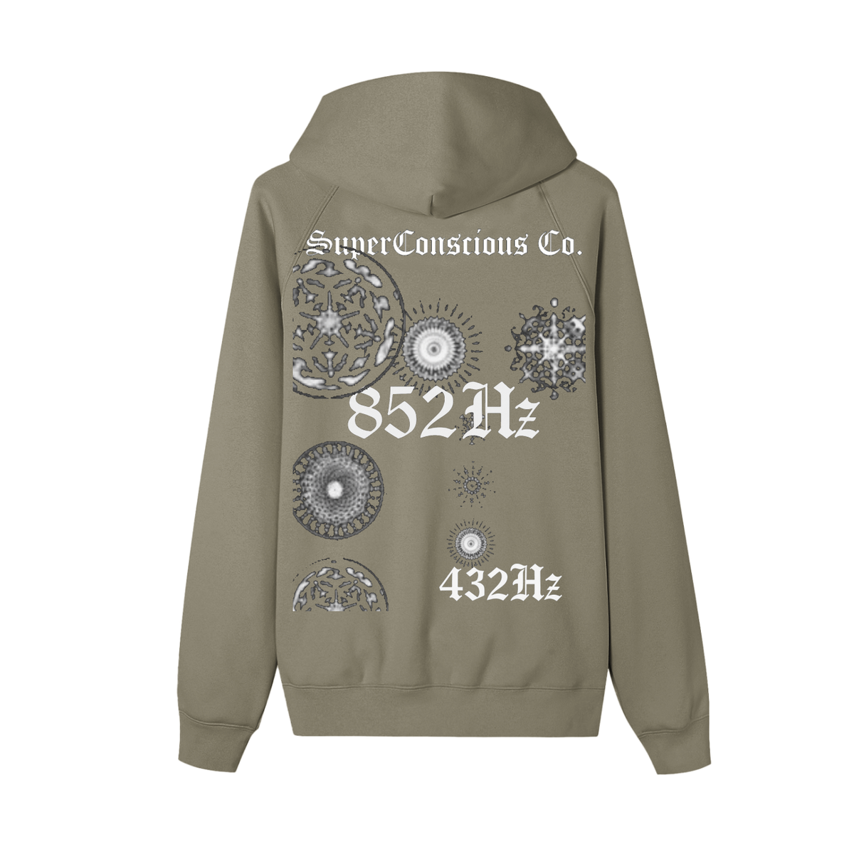 Hz and Orbs Zip-up Fleece Hoodie image 4