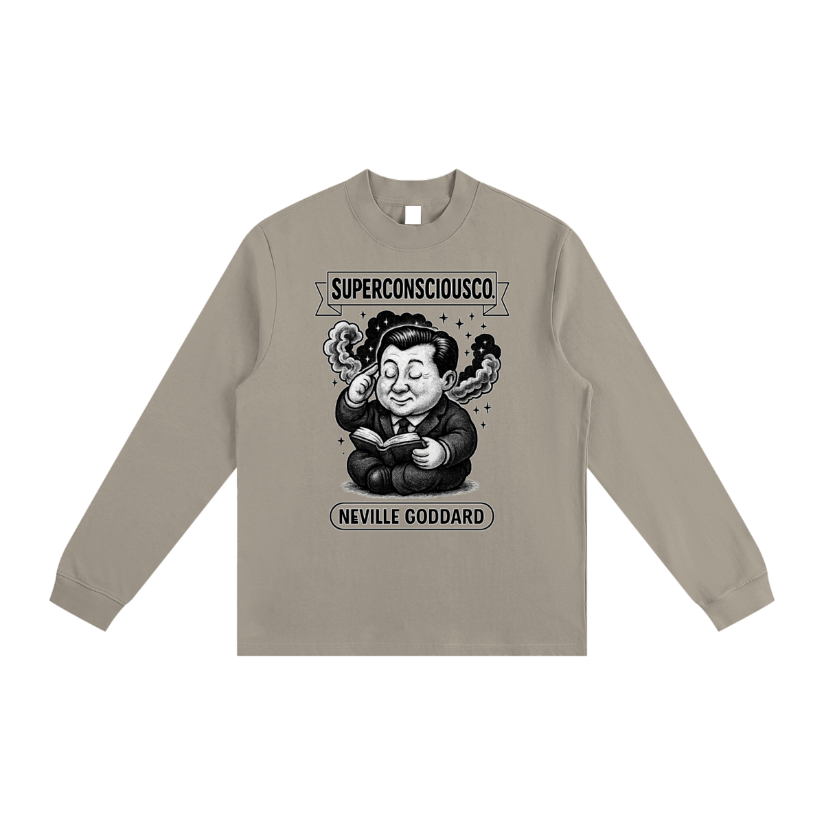 Neville Goddard Meditate Non-Shrink Mock Neck Sweatshirt image 15