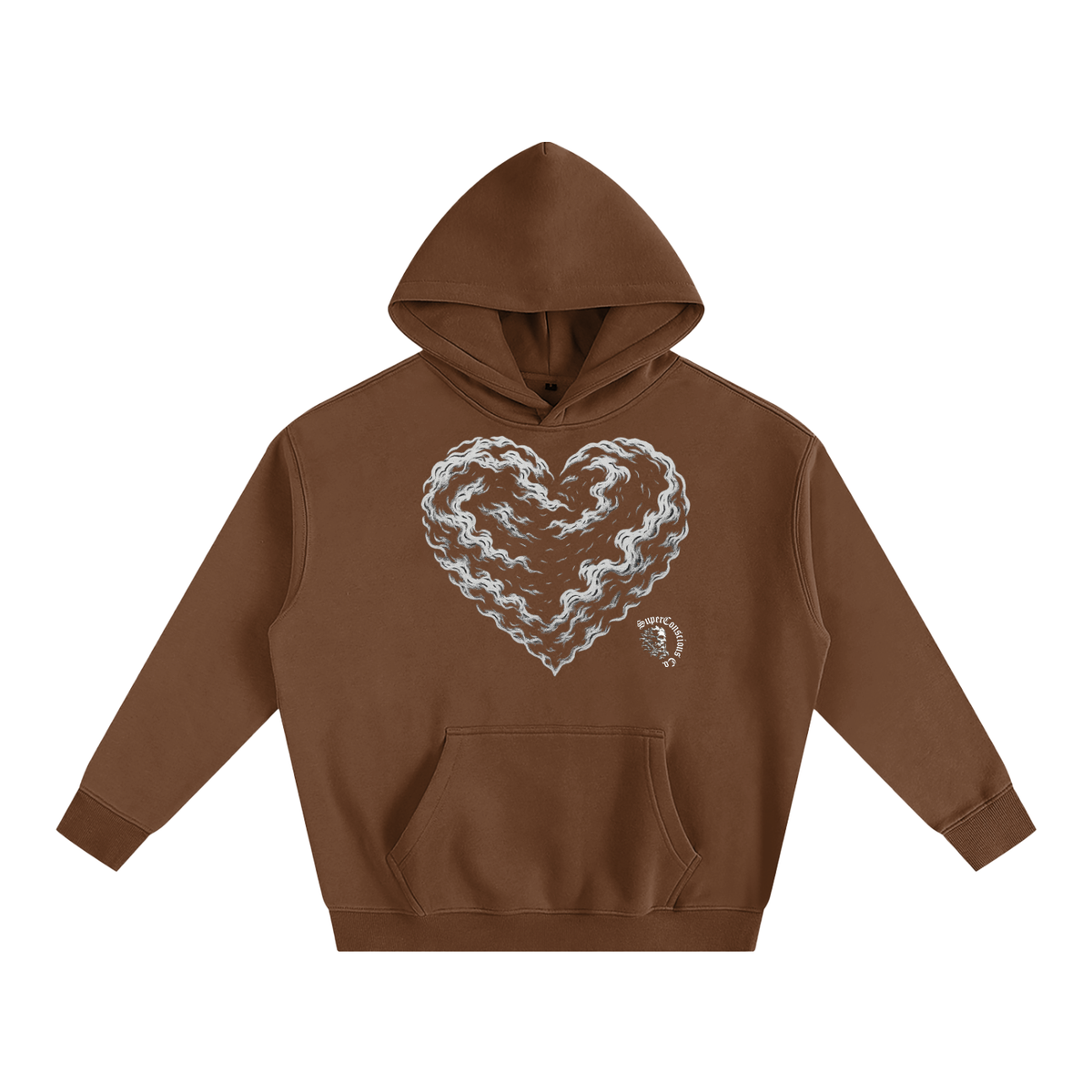 Hearts & 432Hz Oversize Fleeced Hoodie image 27