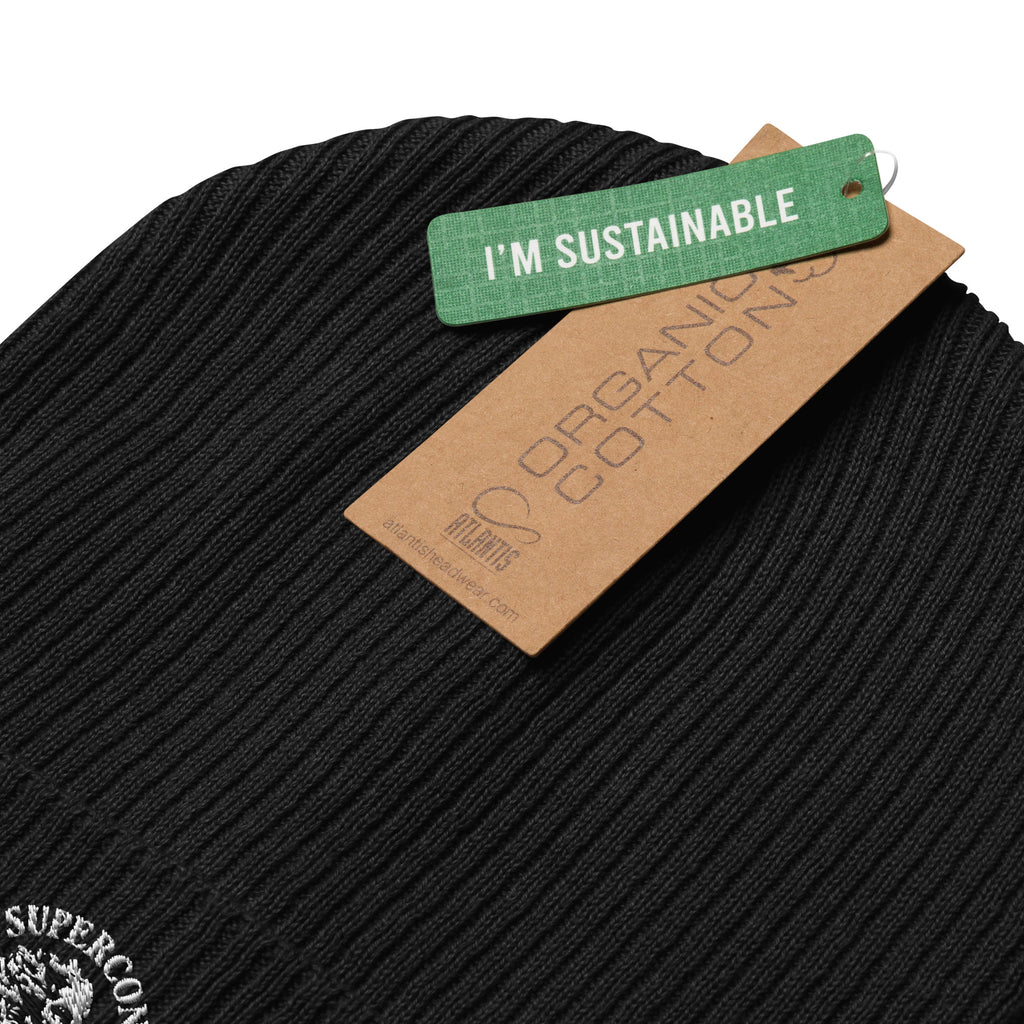 Super Organic Ribbed Beanie Classic Logo image 4
