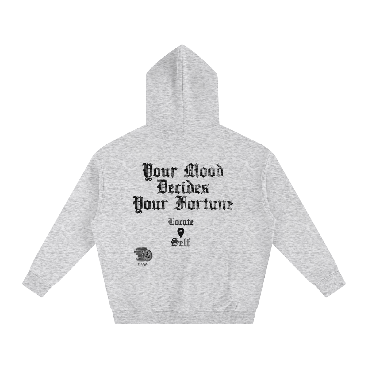 Emoji Mood Oversize Fleeced Hoodie image 11