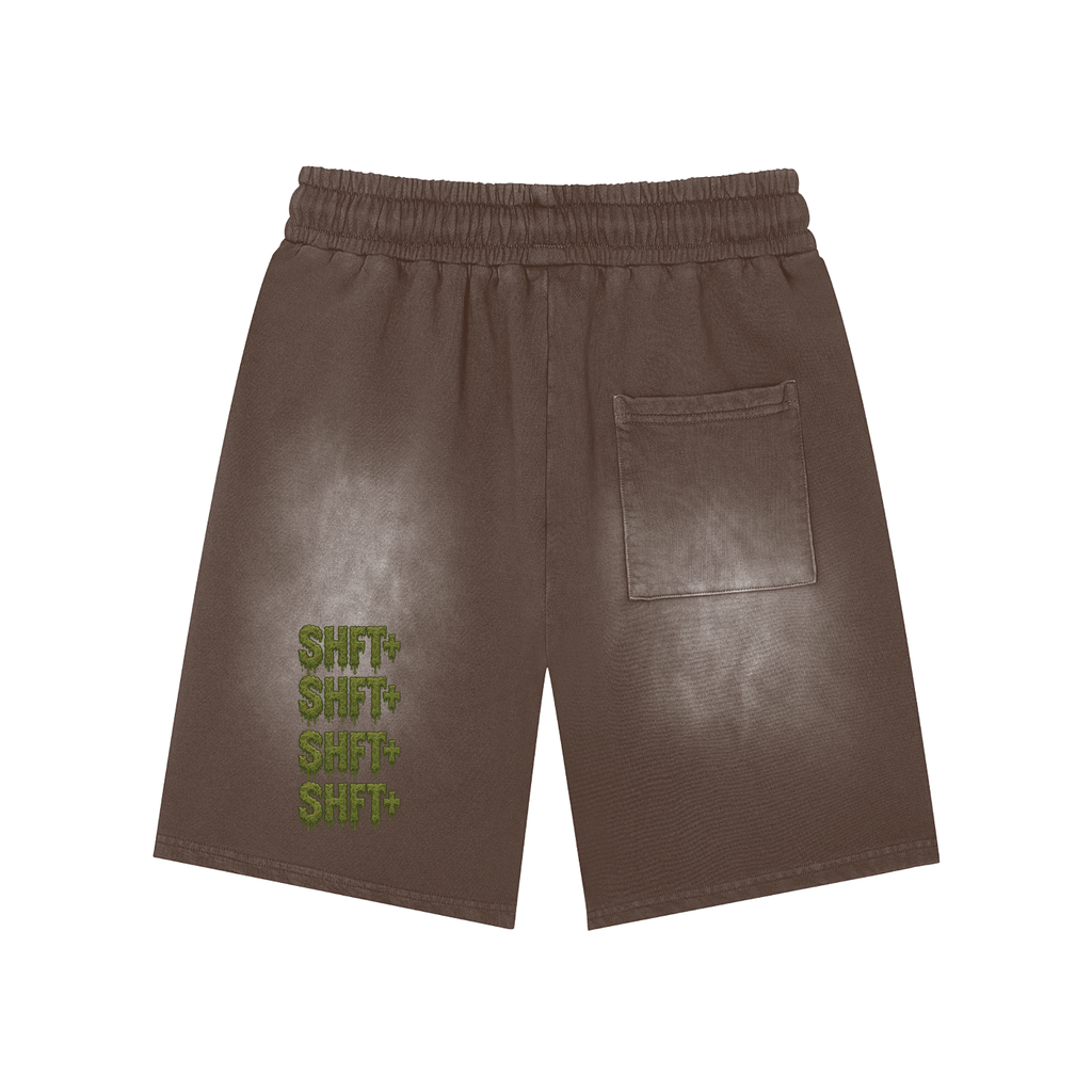 Gait or Die Patch Washed Shorts  - 360 GSM image 7