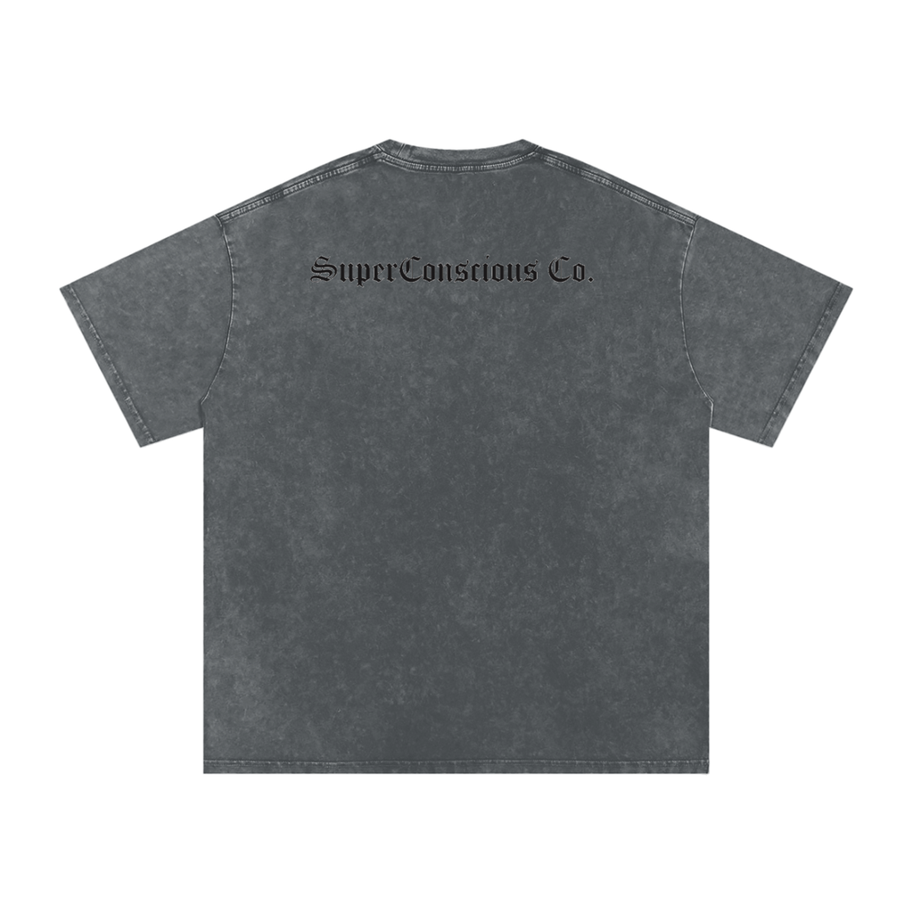 Source imagination Tour Acid Wash Oversize T-Shirt - 250 GSM image 9