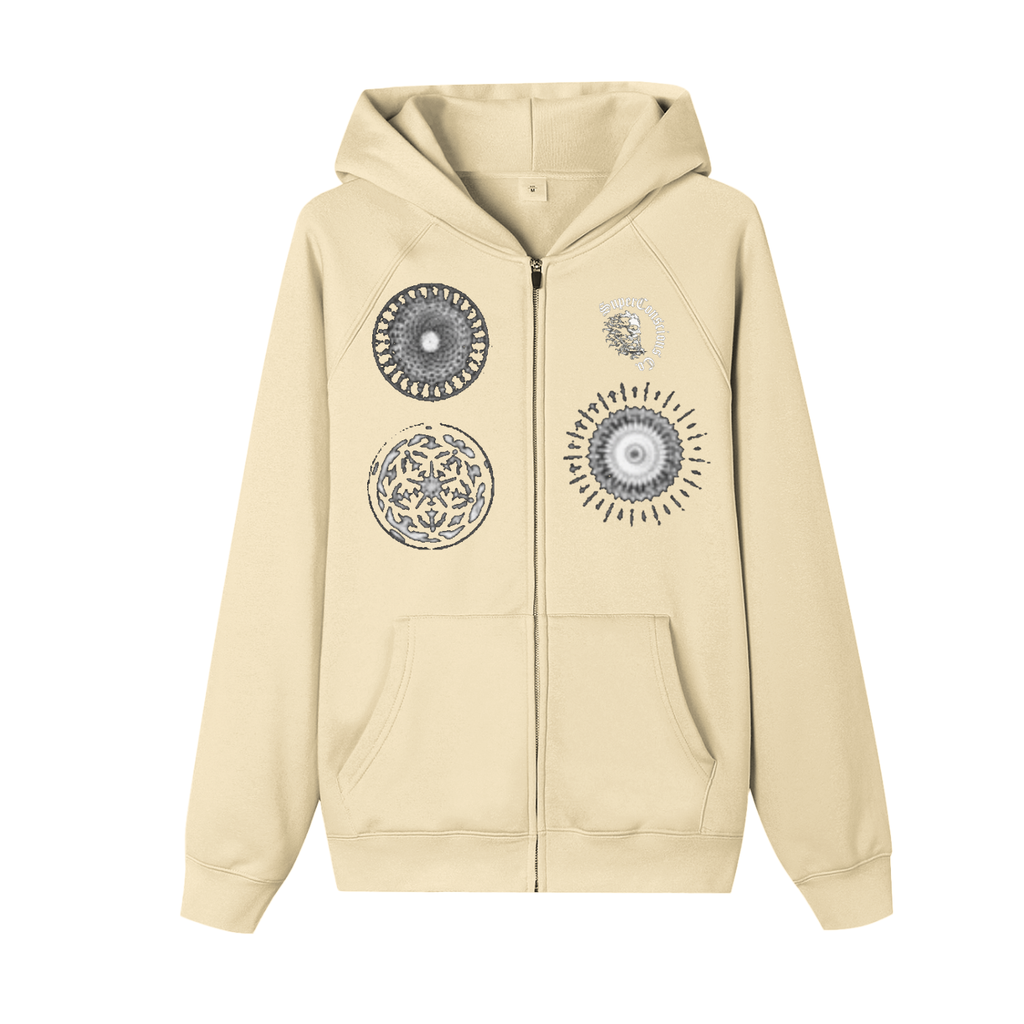Hz and Orbs Zip-up Fleece Hoodie image 2