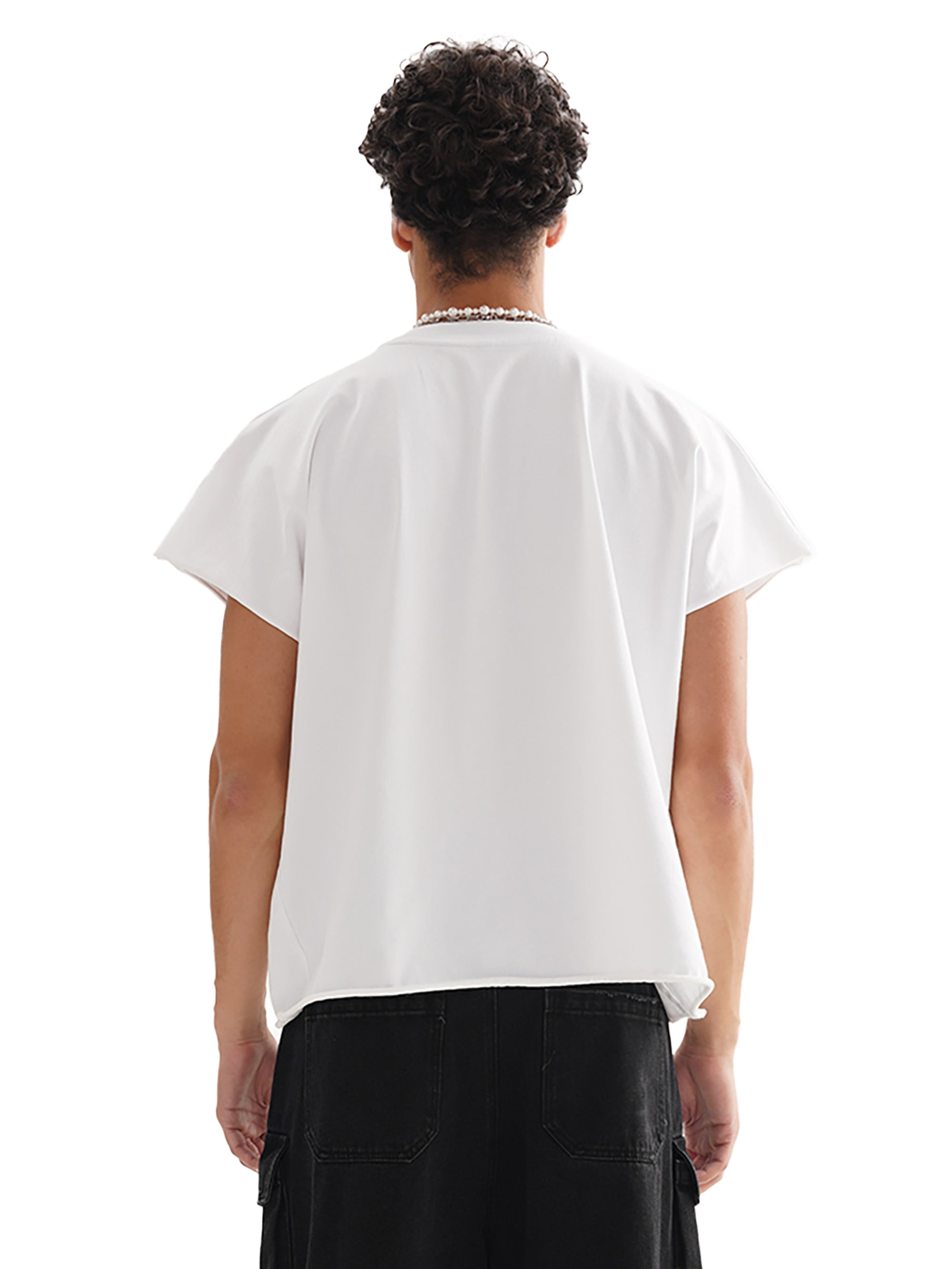 432  528 963 Hz Raw Edge Boxy Non-Shrink T-Shirt image 9
