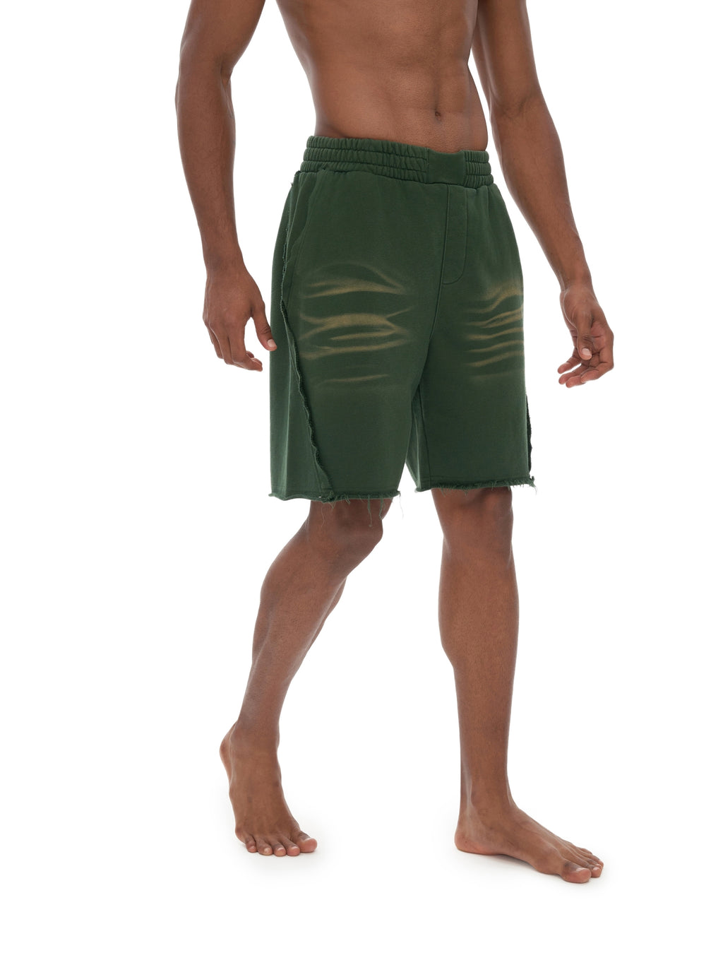 Classic Heavyweight  Vintage Washed  Tiger Stripes Short Pants - 360 GSM image 5