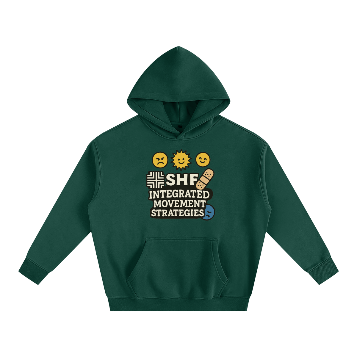 SHF+ Myofascia Release Yourself Oversize Fleeced Hoodie image 4