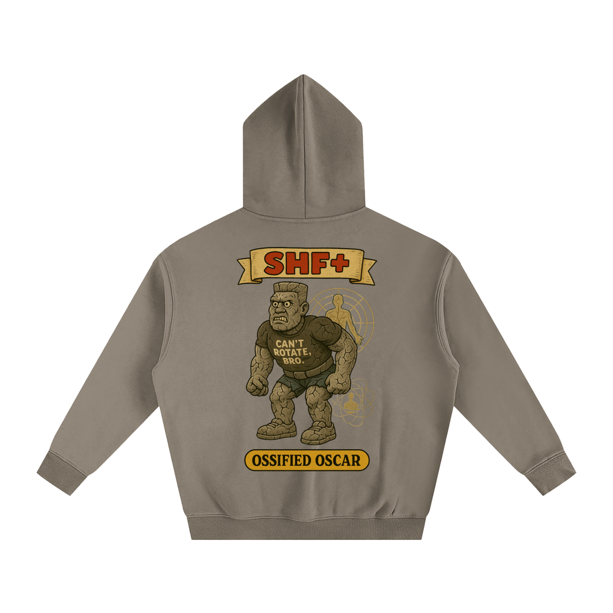 SHF+ Ossified Oscar Oversize Fleeced Hoodie image 9