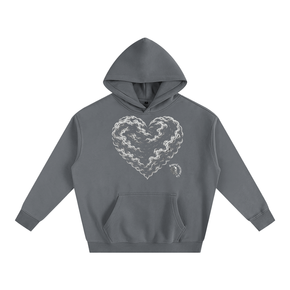 Hearts & 432Hz Oversize Fleeced Hoodie image 25