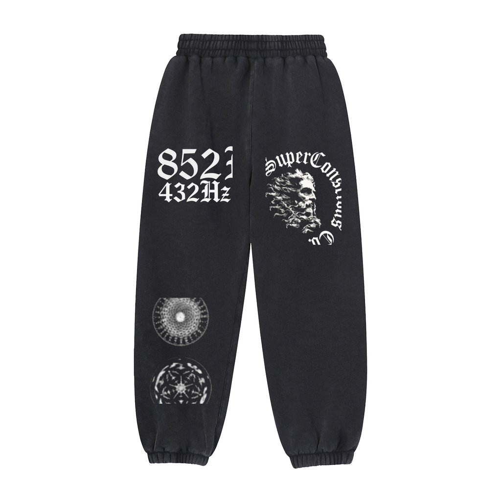 Hz and Orbs Fleeced Jogger Sweatpants image 0