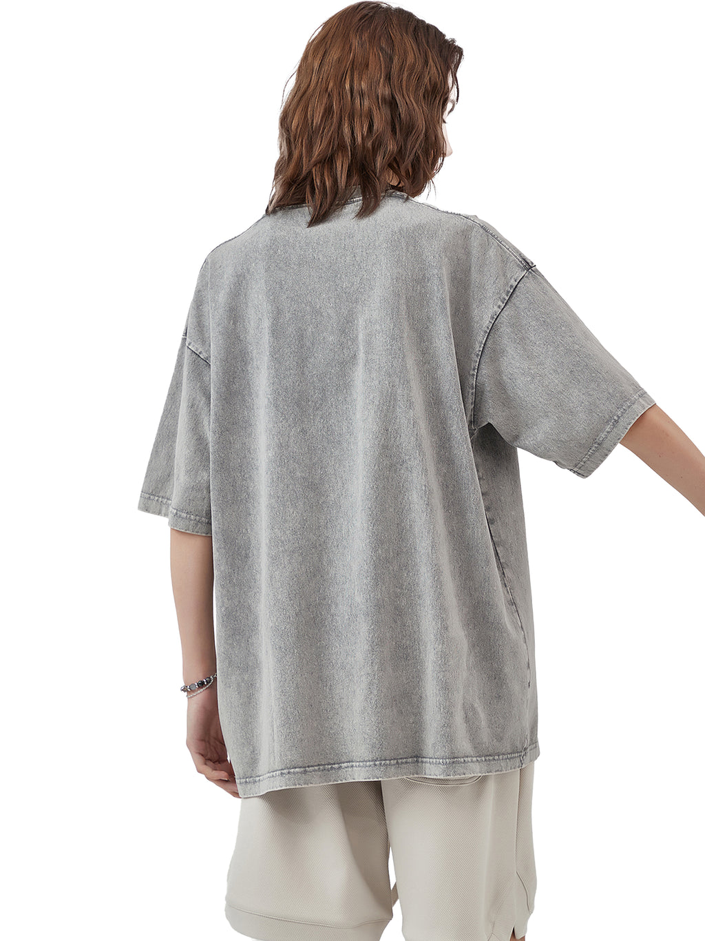 Source imagination Tour Acid Wash Oversize T-Shirt - 250 GSM image 10