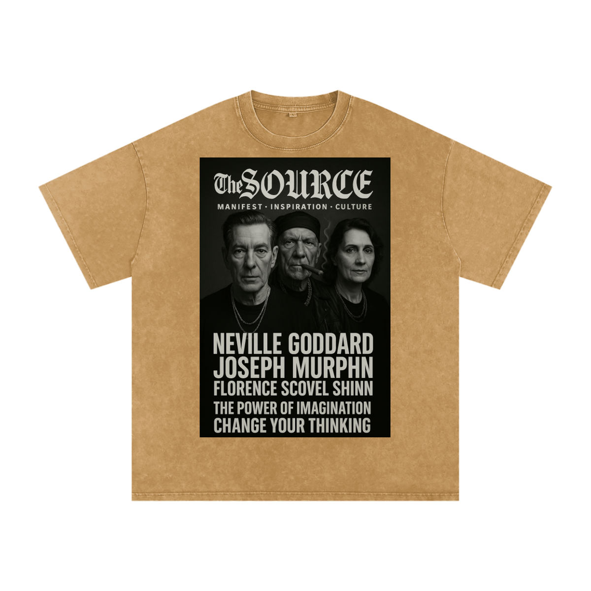 Source imagination Tour Acid Wash Oversize T-Shirt - 250 GSM image 6