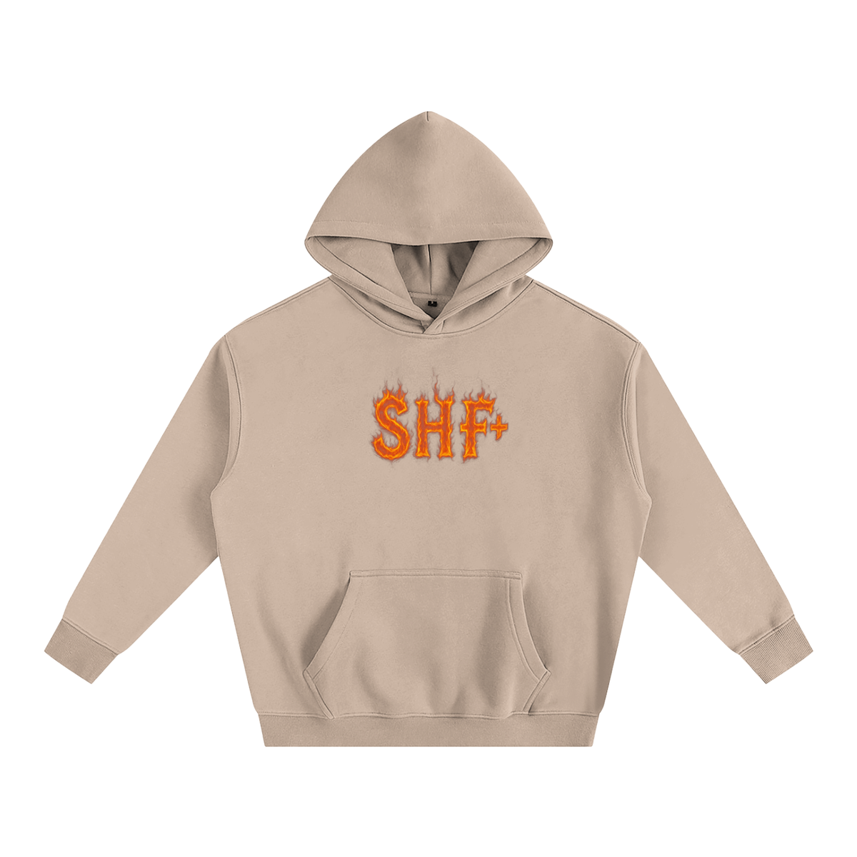 SHF+ On Fire Oversize Fleeced Hoodie image 10