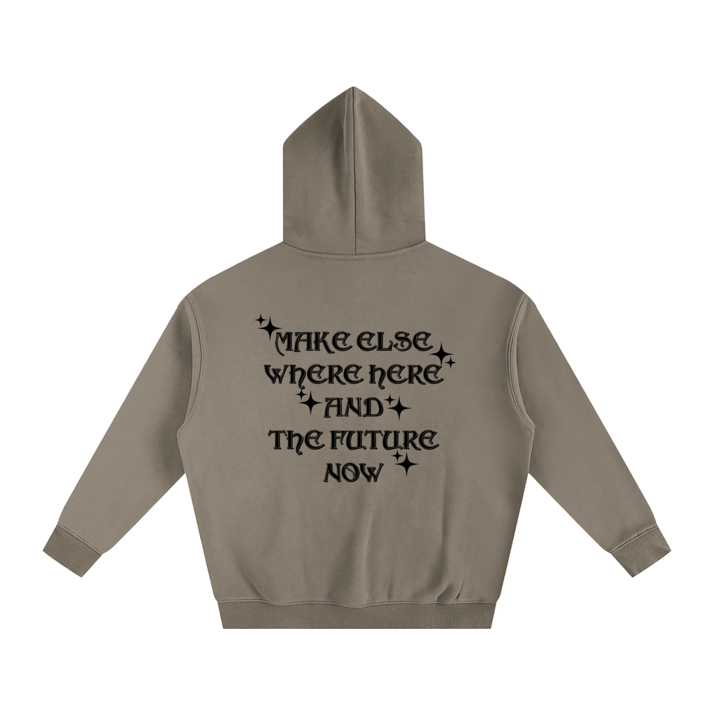 Future is Now Oversize Fleeced Hoodie image 4