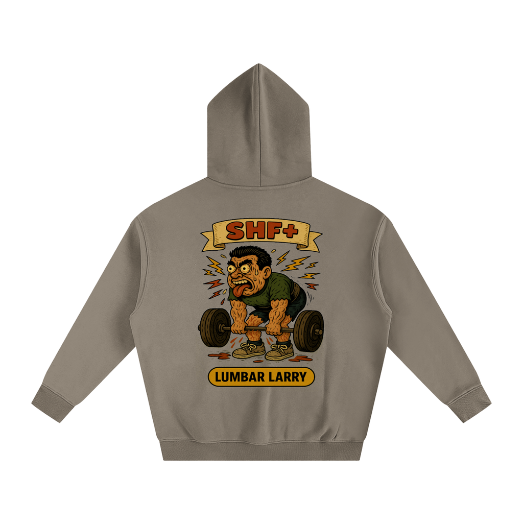 SHF+ Larry Lumbar Oversize Fleeced Hoodie image 0