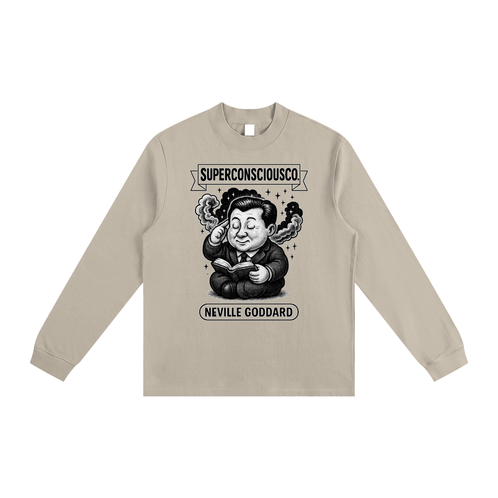 Neville Goddard Meditate Non-Shrink Mock Neck Sweatshirt image 14