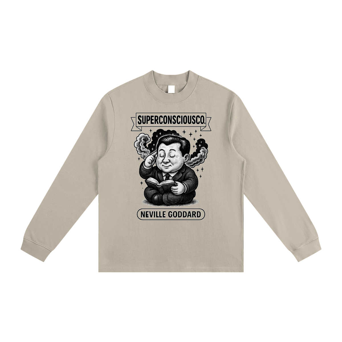 Neville Goddard Meditate Non-Shrink Mock Neck Sweatshirt image 14