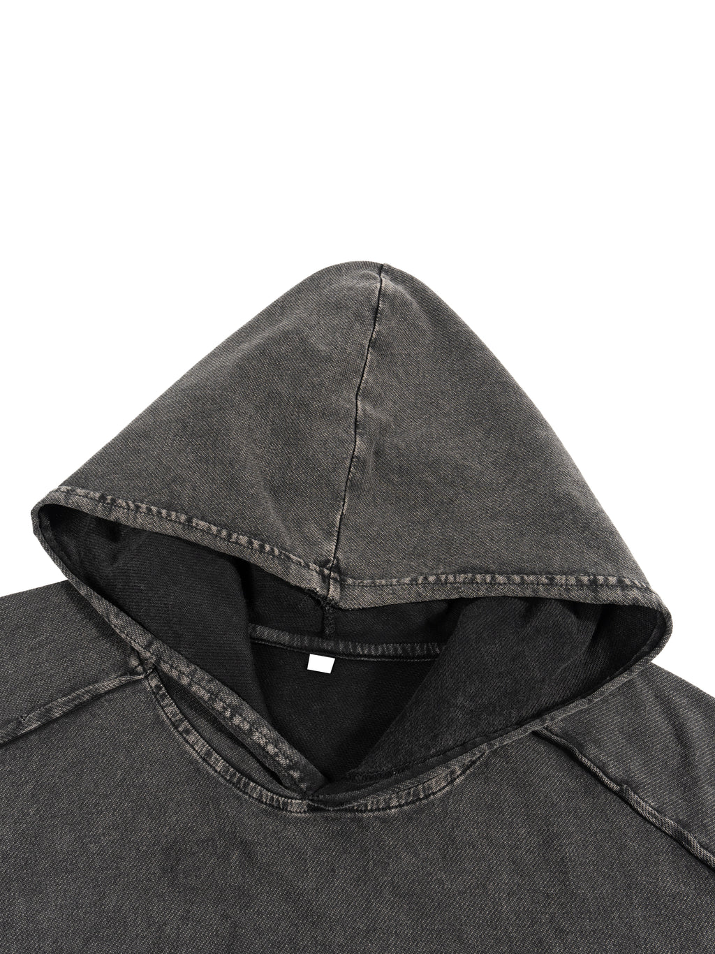 Snow Washed Boxy Hooded Tank Top image 0