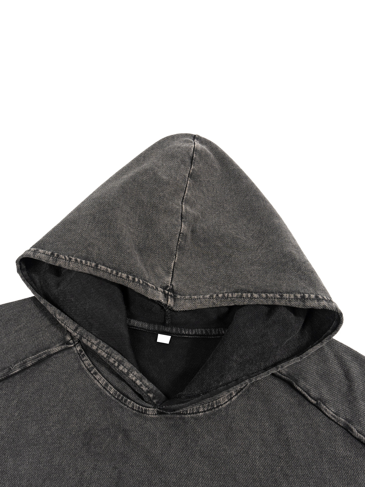 Snow Washed Boxy Hooded Tank Top image 0