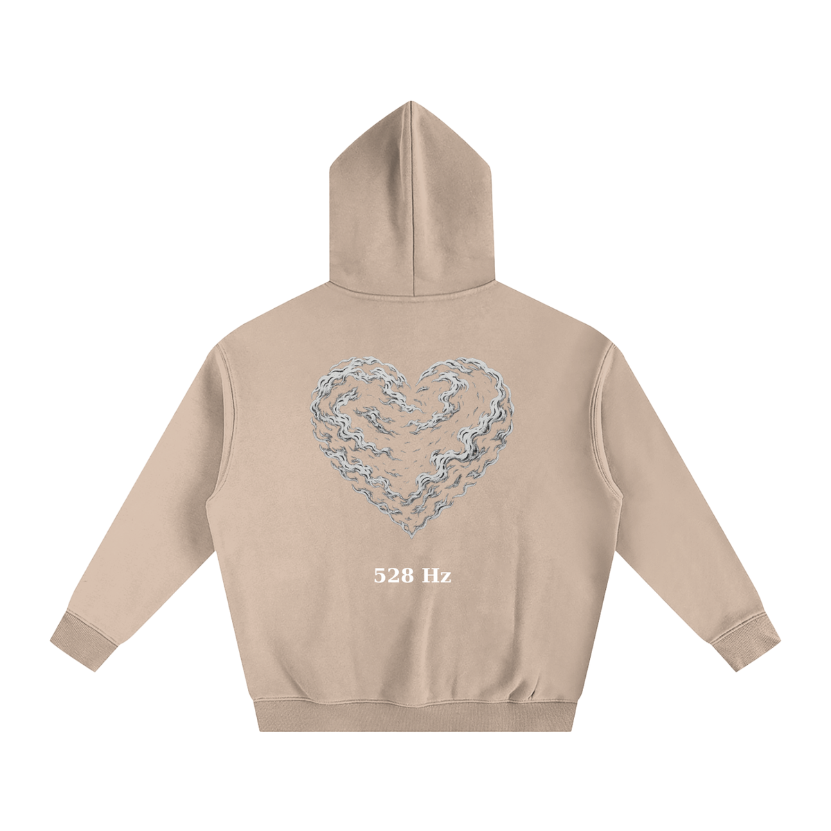 Hearts & 432Hz Oversize Fleeced Hoodie image 13