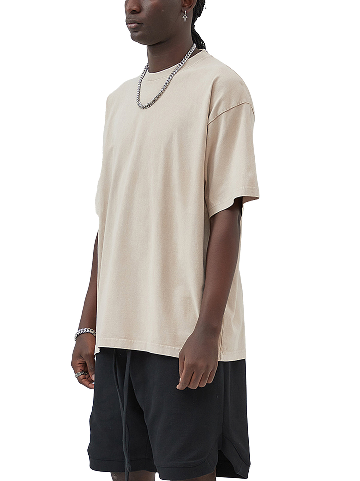 SuperConsciousCo. Logo Acid Wash Oversize T-Shirt - 250 GSM image 11