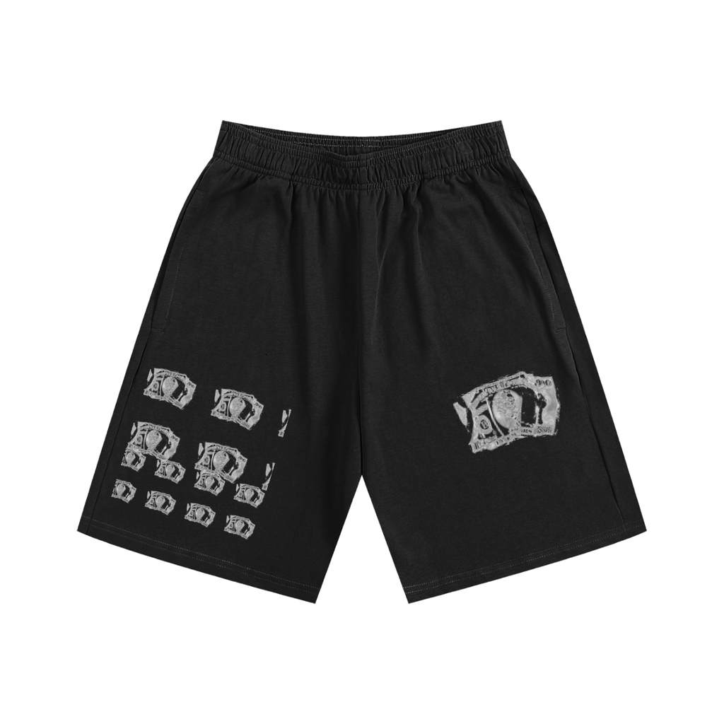 Money Flows To Me Heavyweight Cotton Shorts image 0