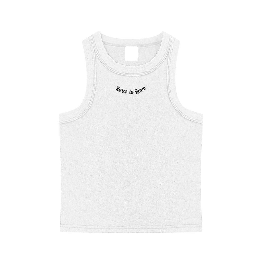 Love is Love Snow Washed Tank Top image 0
