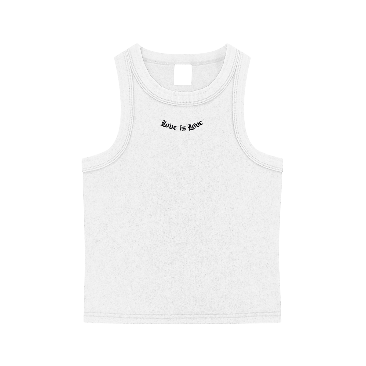 Love is Love Snow Washed Tank Top image 0