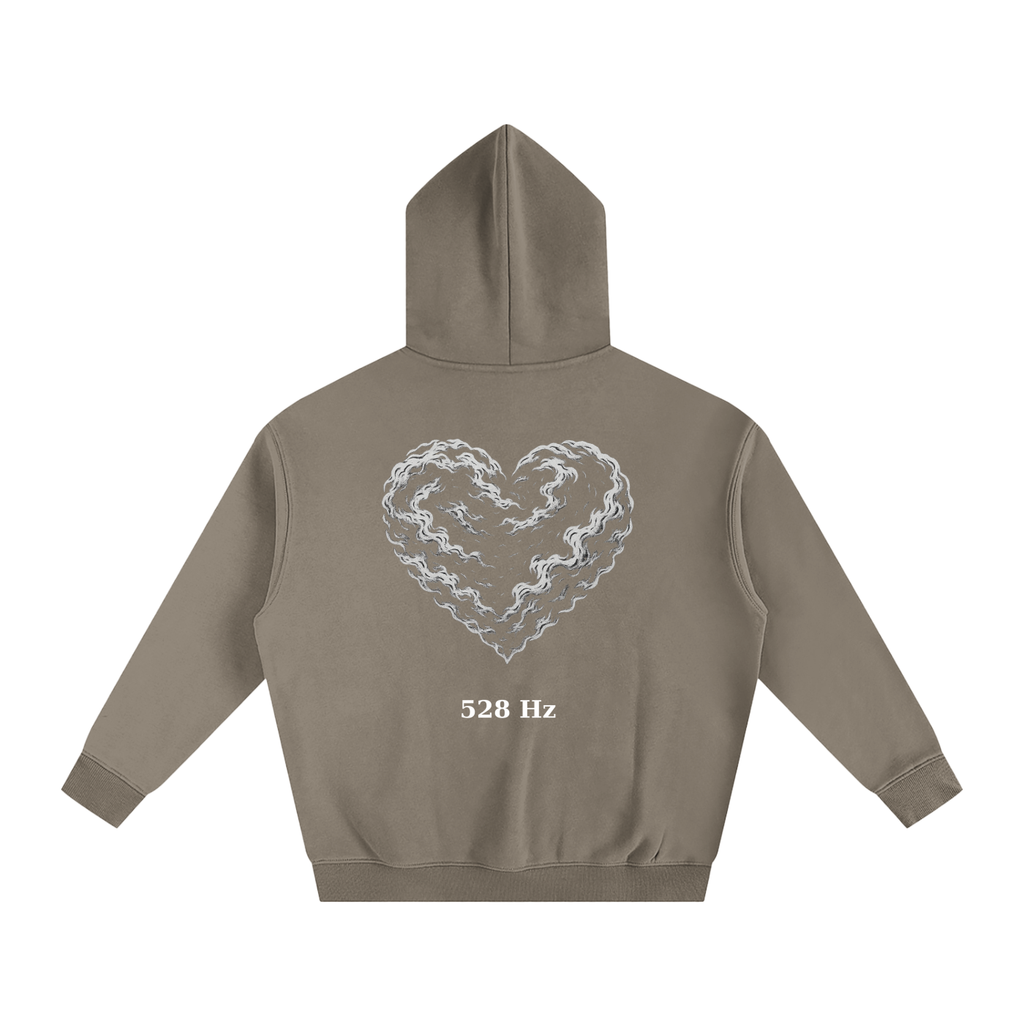 Hearts & 432Hz Oversize Fleeced Hoodie image 15
