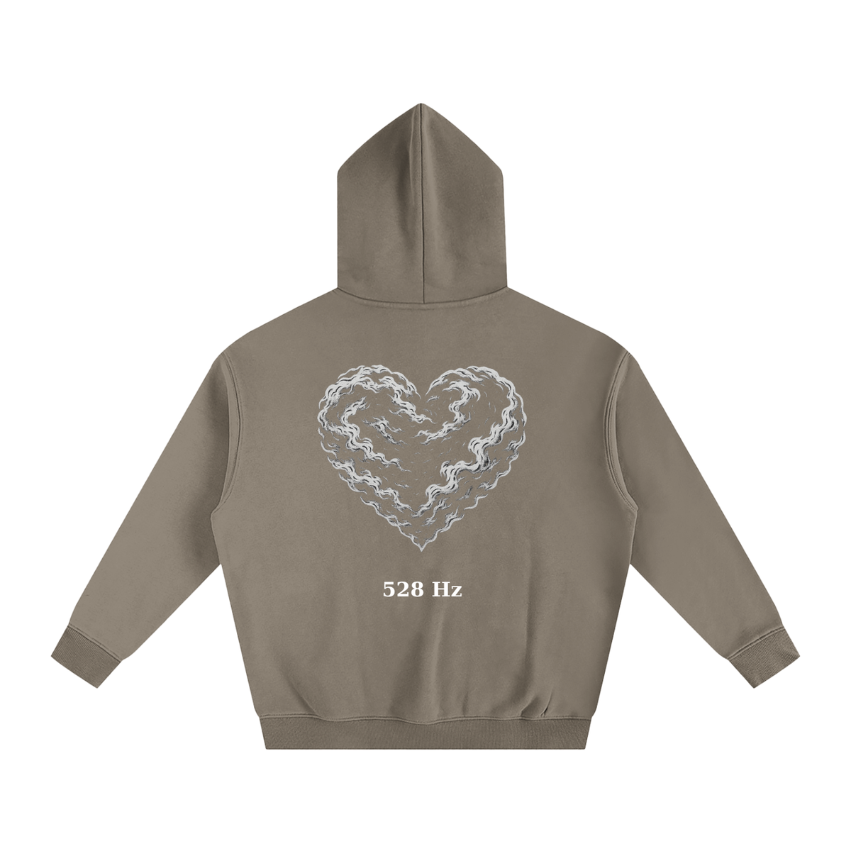 Hearts & 432Hz Oversize Fleeced Hoodie image 15