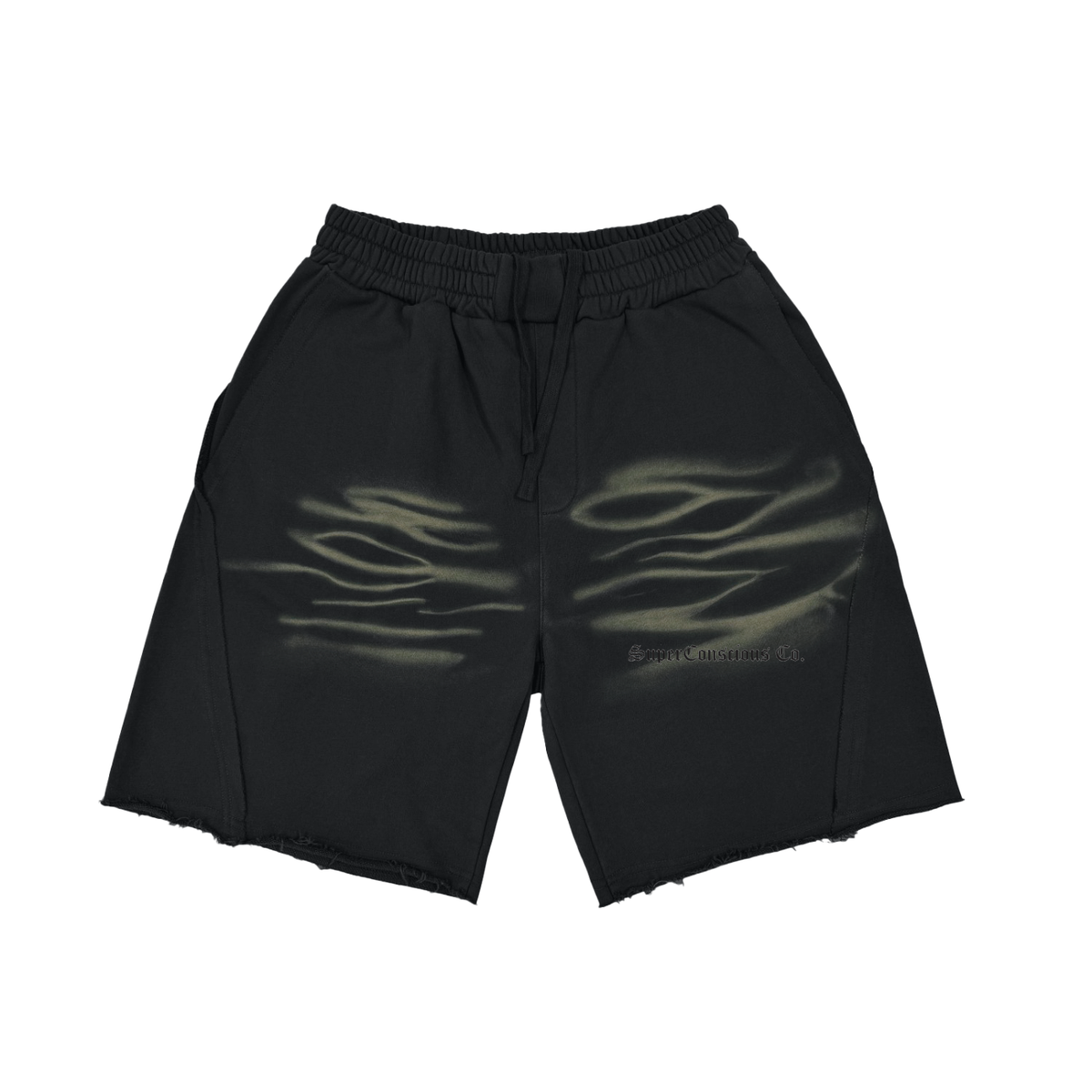 Classic Heavyweight  Vintage Washed  Tiger Stripes Short Pants - 360 GSM image 0