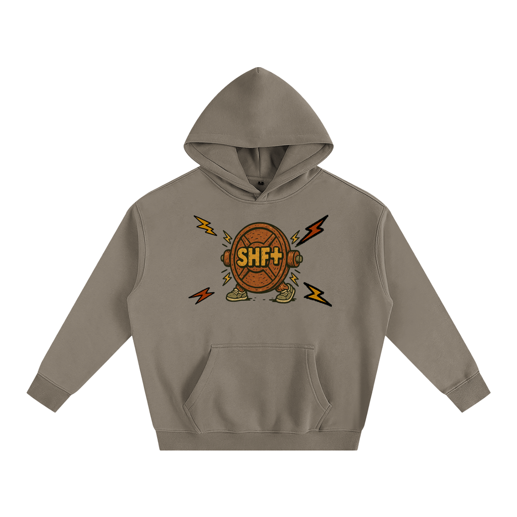 SHF+ Larry Lumbar Oversize Fleeced Hoodie image 5