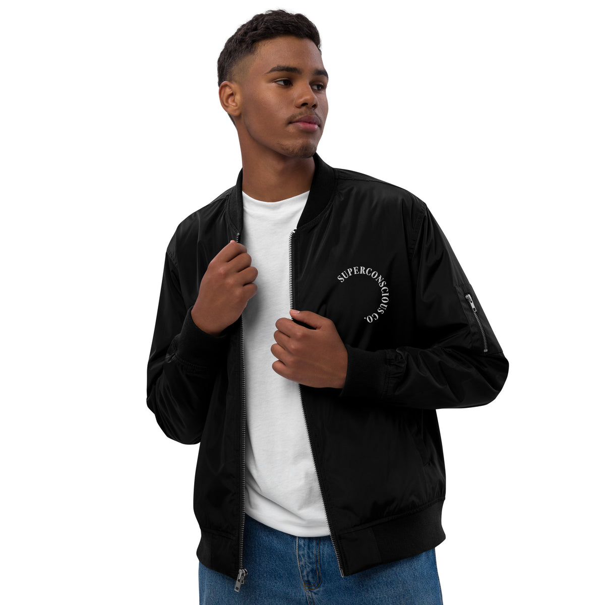 Premium Recycled Bomber Jacket By SuperConsciousCo. image 9